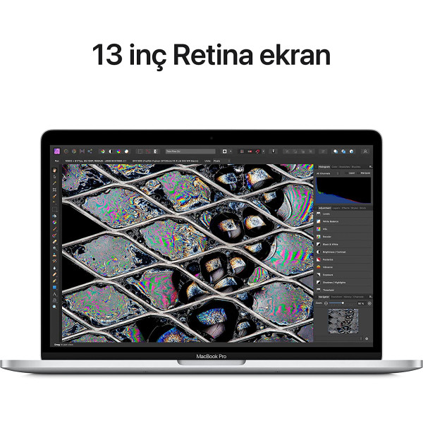 Apple MacBook Pro M2 13" 512GB Gümüş Dizüstü Bilgisayar